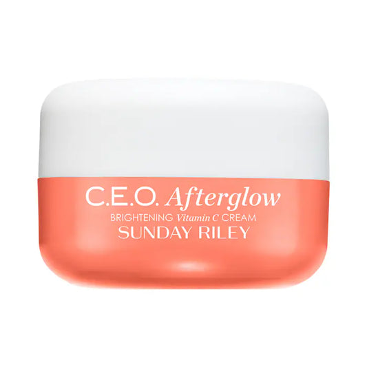 Crema en gel iluminadora con vitamina C CEO Afterglow en tamaño mini o de viaje de Sunday Riley