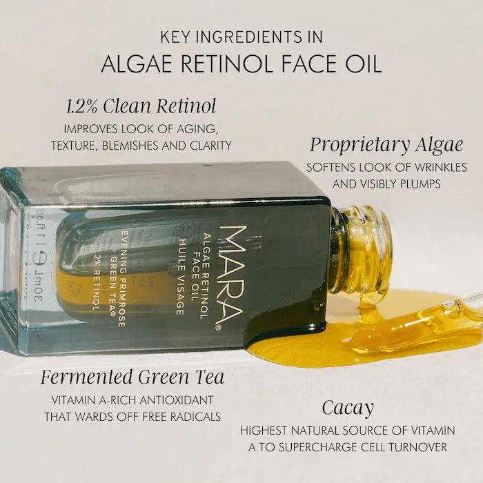 MARA Mini/Travel Size Evening Primrose + Green Tea® Algae Retinol Face Oil