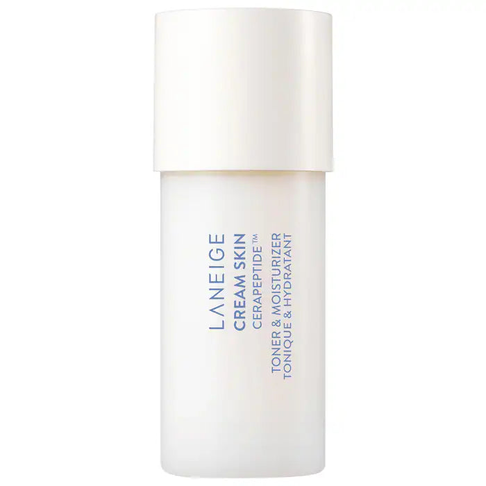 Laneige Mini/Travel Size Cream Skin Refillable Toner & Moisturizer with Ceramides and Peptides