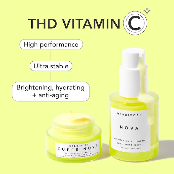 Herbivore Mini Nova 15% Vitamin C + Turmeric Brightening Serum