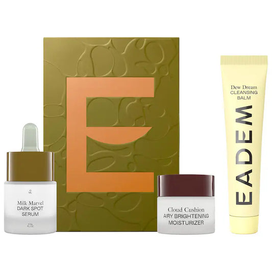 EADEM Mini//Travel Size Bare-Skin Confidence Brightening Trio With Niacinamide and Vitamin C