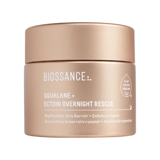 Biossance Mini/Travel Size Squalane + Ectoin Overnight Rescue Deep Repair Night Cream