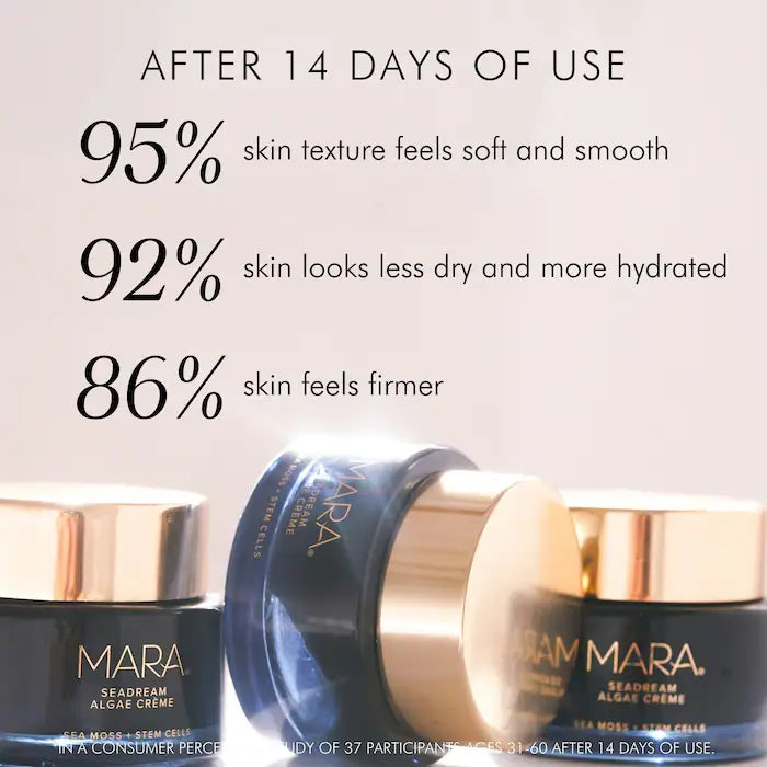 MARA Mini/Travel Size SeaDream Firming Algae Creme Moisturizer with Sea Moss + Stem Cells