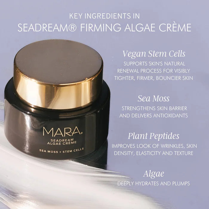 MARA Mini/Travel Size SeaDream Firming Algae Creme Moisturizer with Sea Moss + Stem Cells