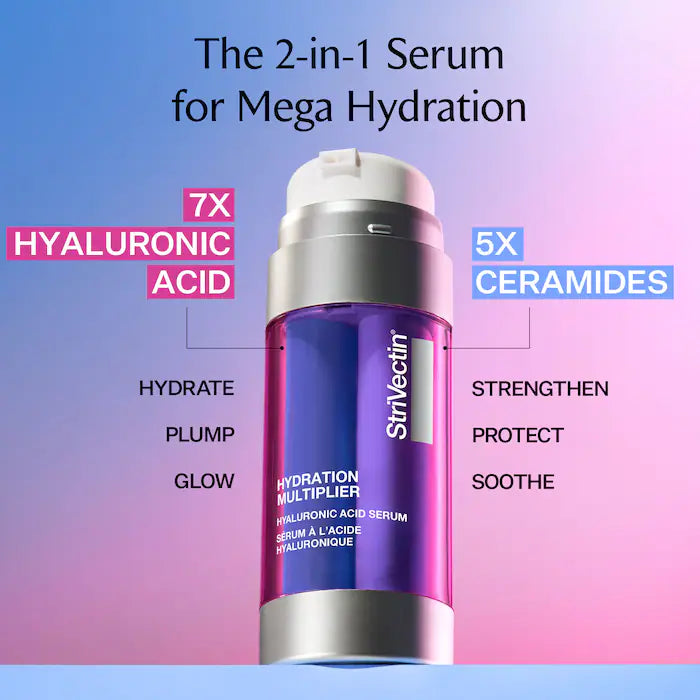 StriVectin Mini/Travel Size Hydration Multiplier Hyaluronic Acid Face Serum with Ceramides