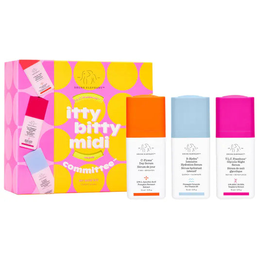 Drunk Elephant Itty Bitty Midi Committee Serum Trio: An Acid Kit