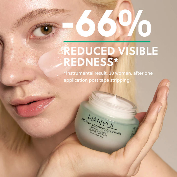 Hanyul Mini/Travel Size Artemisia Soothing Gel Cream Moisturizer with Centella Asiatica and Niacinamide