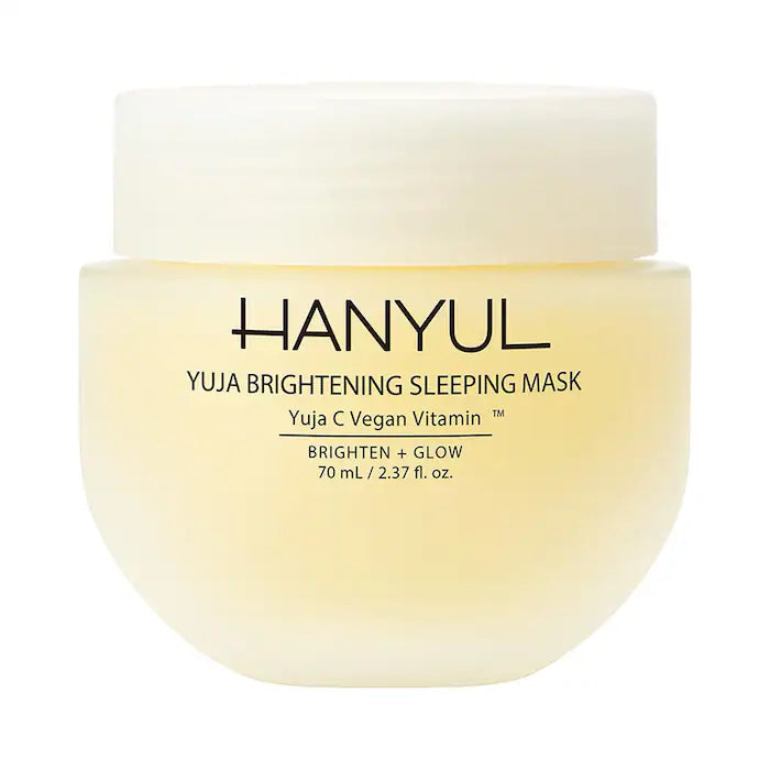 Hanyul Mini/Travel Size Yuja Brightening Sleeping Mask with Vitamin C and Niacinamide