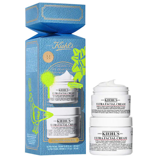 Kiehl's Since 1851 Ultra Facial Refillable Moisturizing Cream with Squalane Ultra Hydration Duo Gift Set