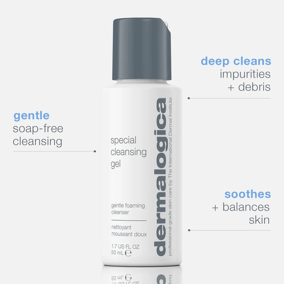 Gel limpiador especial en tamaño mini/de viaje de Dermalogica